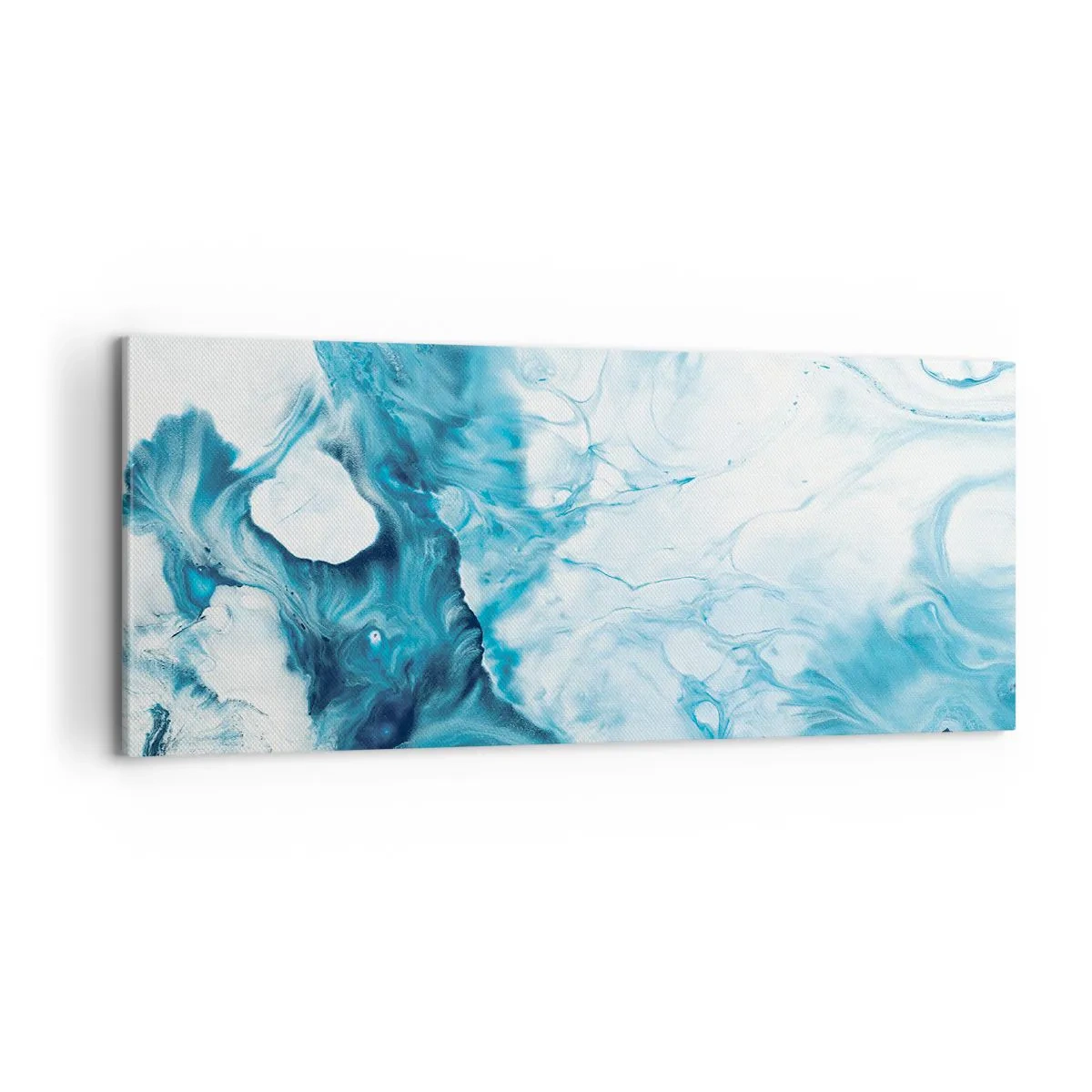 Cuadro sobre lienzo - Impresión de Imagen - Un concierto azul - 100x40 cm