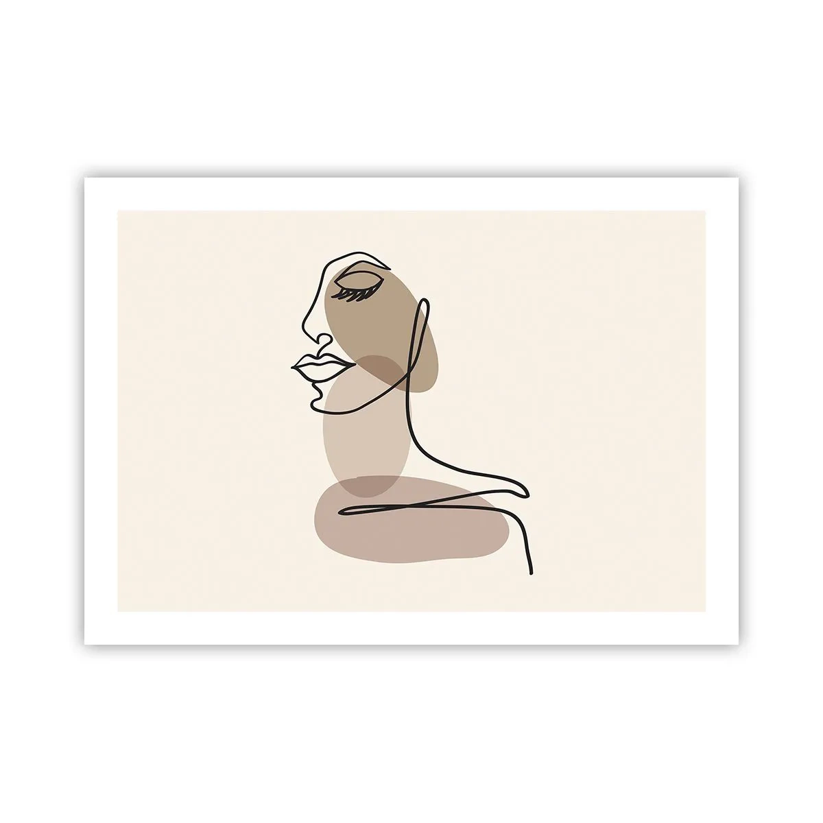 Póster - Una línea de hermosura - 70x50 cm