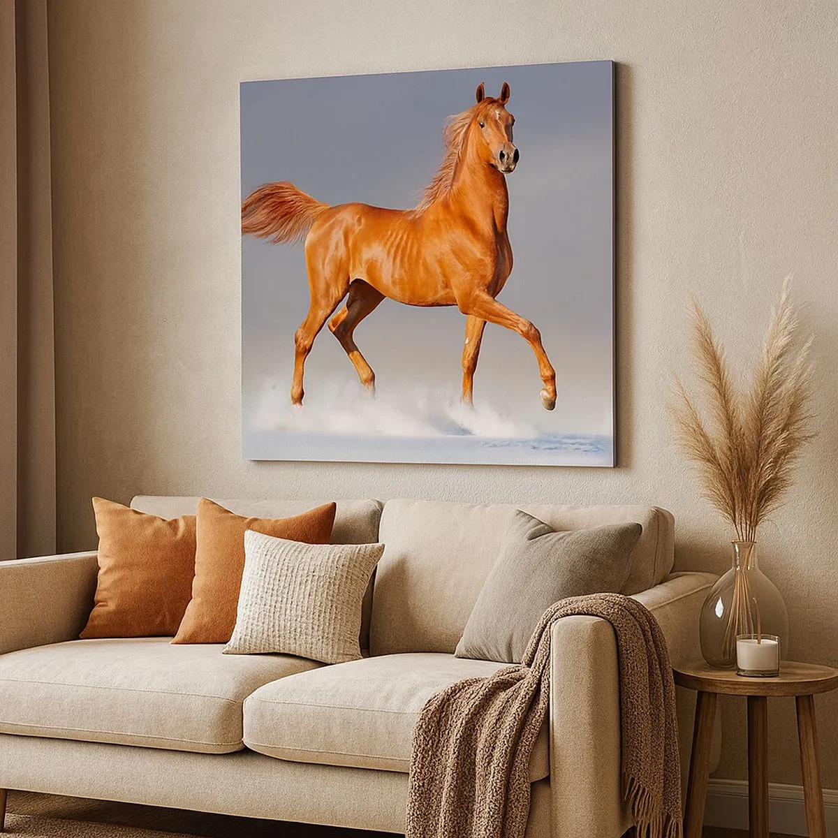 Cuadro sobre lienzo - Impresión de Imagen - Danza al viento - 30x30 cm