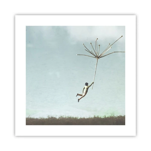 Póster - Bailando con la brisa - 40x40 cm