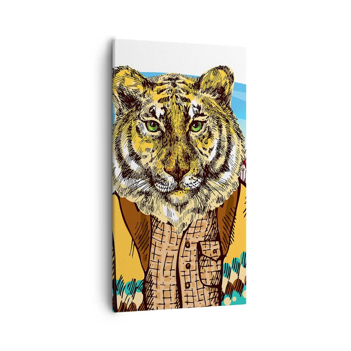 Cuadro sobre lienzo - Impresión de Imagen - No es tan salvaje como dicen - 55x100 cm