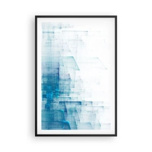 Póster en marco negro - Cómo se hizo el espacio - 61x91 cm