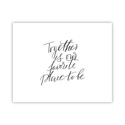 Póster - ¿Tú también lo sientes? - 50x40 cm