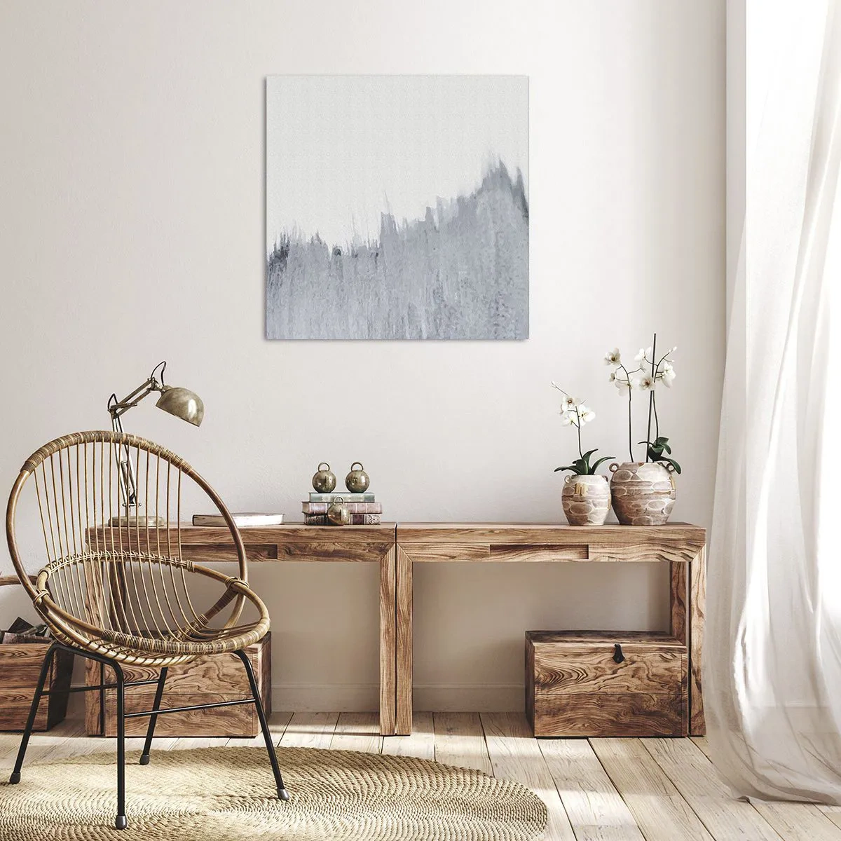 Cuadro sobre lienzo - Impresión de Imagen - Una señal misteriosa - 50x50 cm