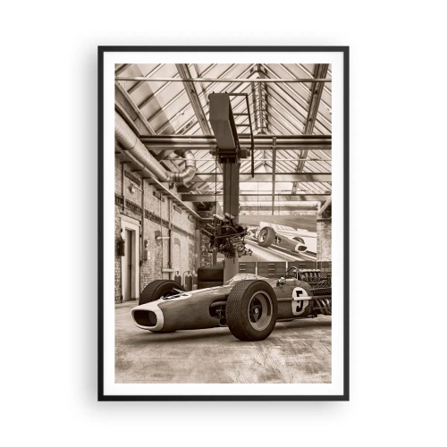 Póster en marco negro - El descanso del vencedor - 70x100 cm