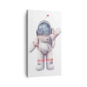 Cuadro sobre lienzo - Impresión de Imagen - Esto es todo por ahora - 45x80 cm