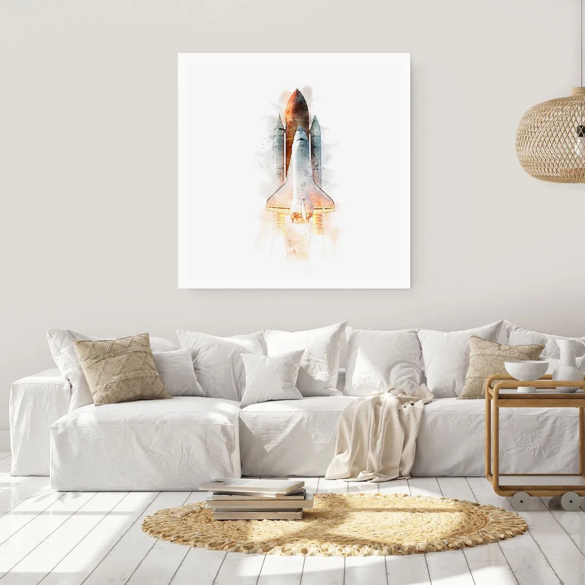 Póster - El comienzo de la exploración - 50x50 cm