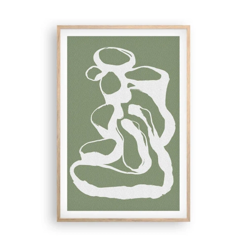 Póster en marco roble claro - La llamada del espacio - 61x91 cm