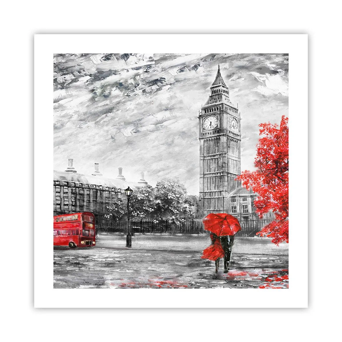 Póster - Un día emocionante - 50x50 cm