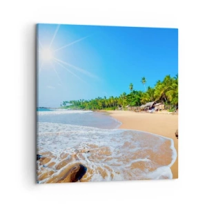 Cuadro sobre lienzo - Impresión de Imagen - Un lugar exótico para ti - 50x50 cm