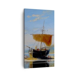 Cuadro sobre lienzo - Impresión de Imagen - Agua, tierra, aire - 45x80 cm