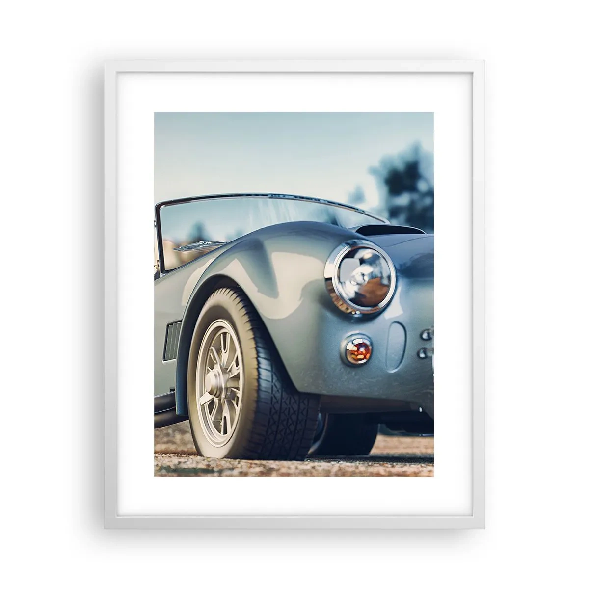 Póster en marco blanco - Porque el estilo importa - 40x50 cm