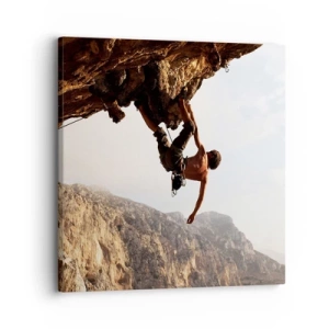 Cuadro sobre lienzo - Impresión de Imagen - Un mundo en la roca - 30x30 cm