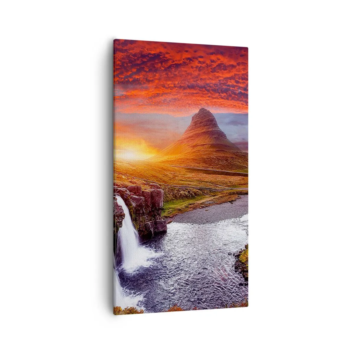 Cuadro sobre lienzo - Impresión de Imagen - Una vista de la Tierra Media - 55x100 cm