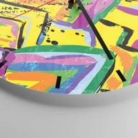 Esfera sin numeración, con rayas