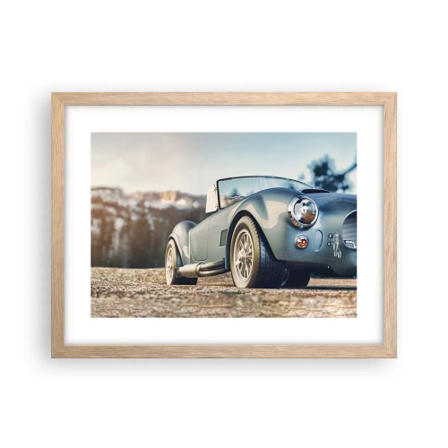 Póster en marco roble claro - Porque el estilo importa - 40x30 cm