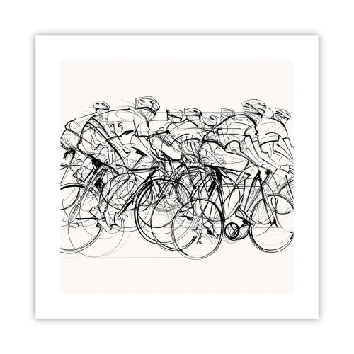 Póster - Juntos como un equipo - 40x40 cm