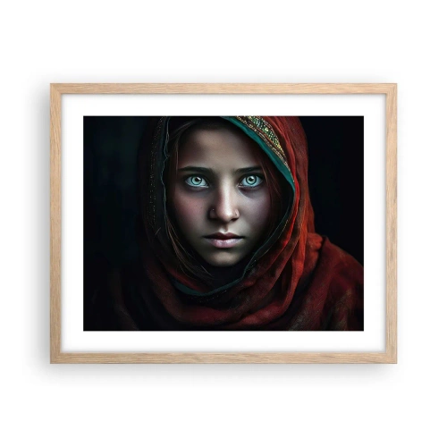 Póster en marco roble claro - Princesa del Este - 50x40 cm