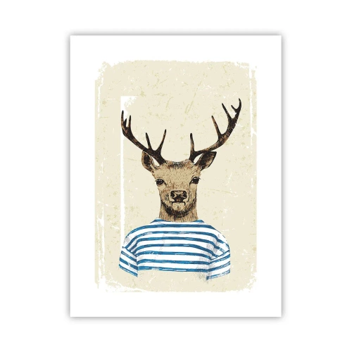 Póster - Porque me gustan las camisas de rayas - 30x40 cm