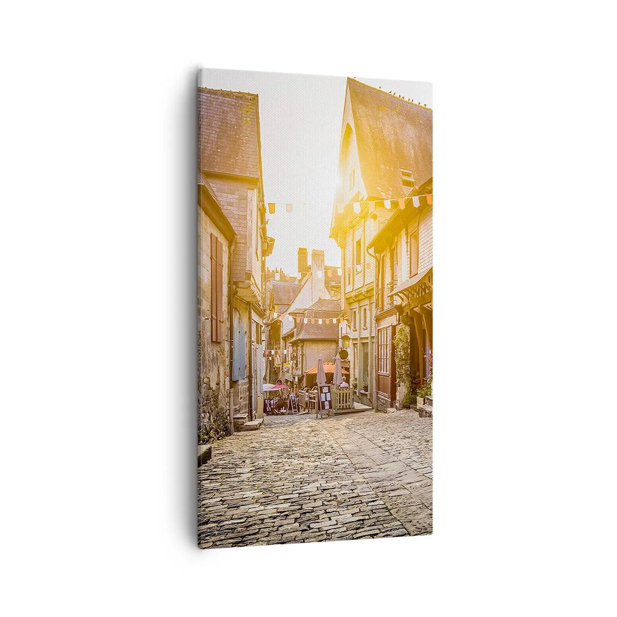 Cuadro sobre lienzo - Impresión de Imagen - El fantasma blanco de la ciudad - 55x100 cm