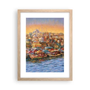 Póster en marco roble claro - Una historia en Estambul - 30x40 cm
