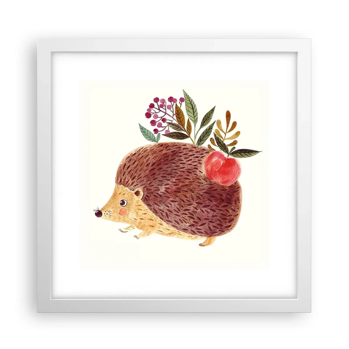 Póster en marco blanco - Y ya te gusto - 30x30 cm