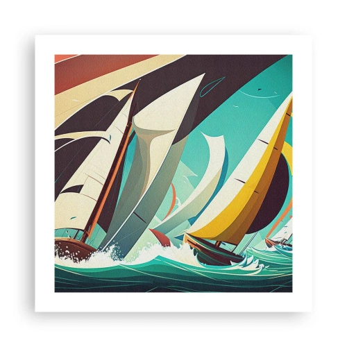 Póster - Afrontar los elementos - 50x50 cm