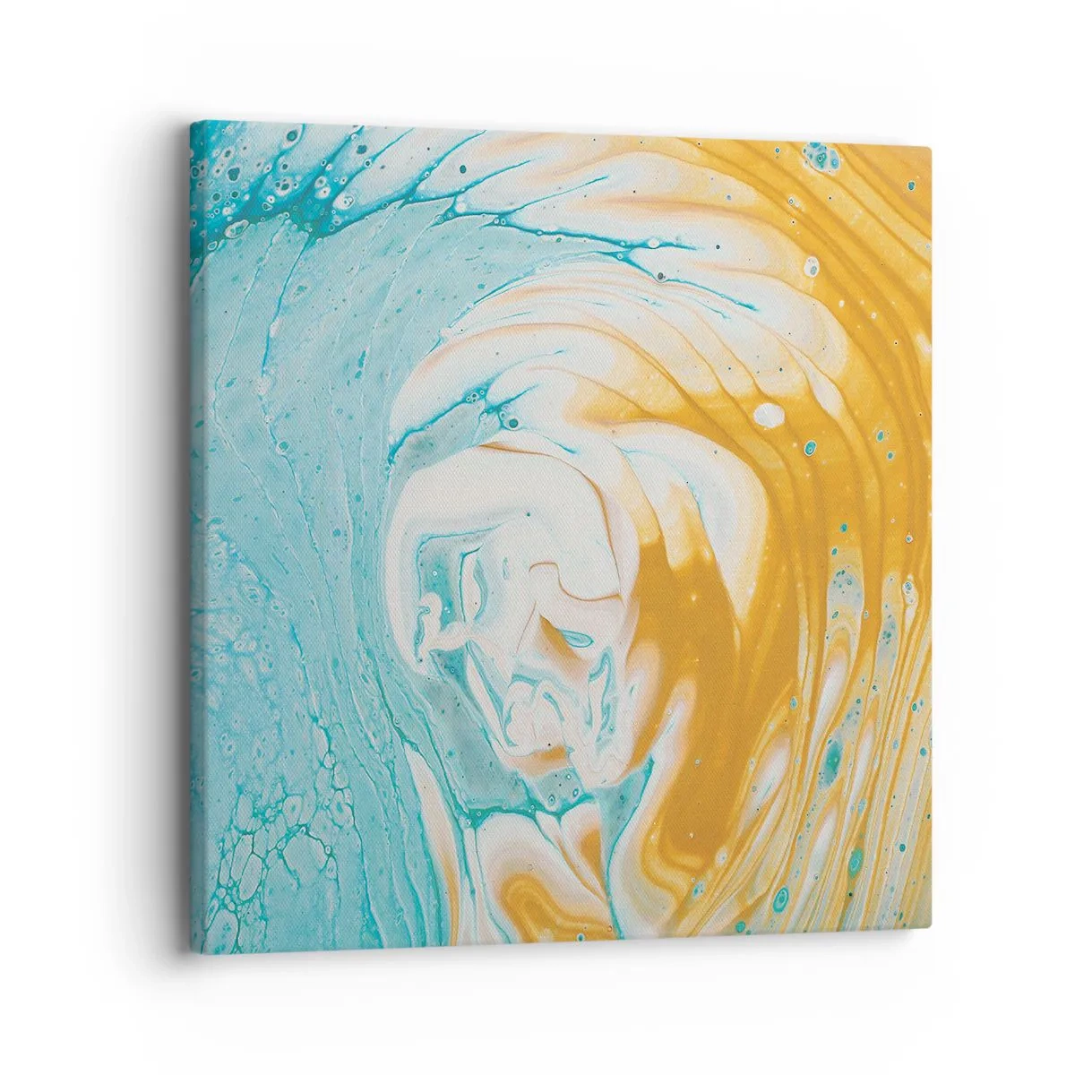 Cuadro sobre lienzo - Impresión de Imagen - Remolino pastel - 30x30 cm
