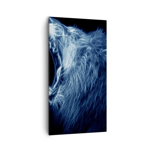 Cuadro sobre lienzo - Impresión de Imagen - La furia del rey - 55x100 cm