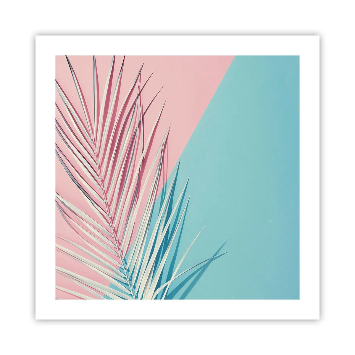 Póster - Impresión tropical - 50x50 cm