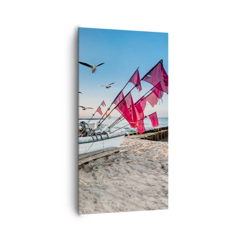 Cuadro sobre lienzo - Impresión de Imagen - Un merecido descanso - 65x120 cm