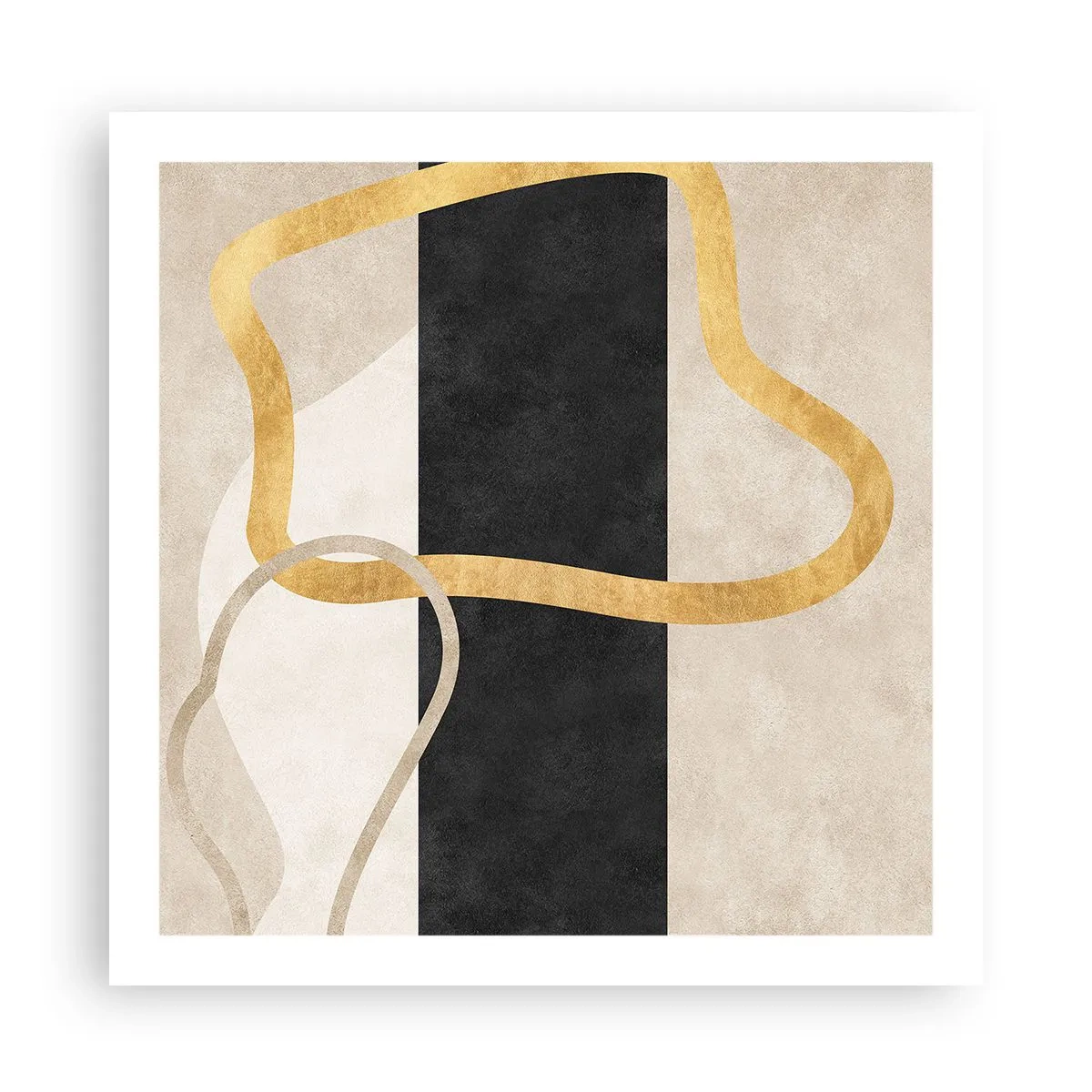 Póster - Formas en bucle - 60x60 cm