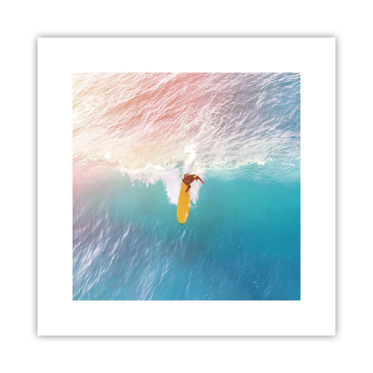 Póster - Jinete del océano - 30x30 cm