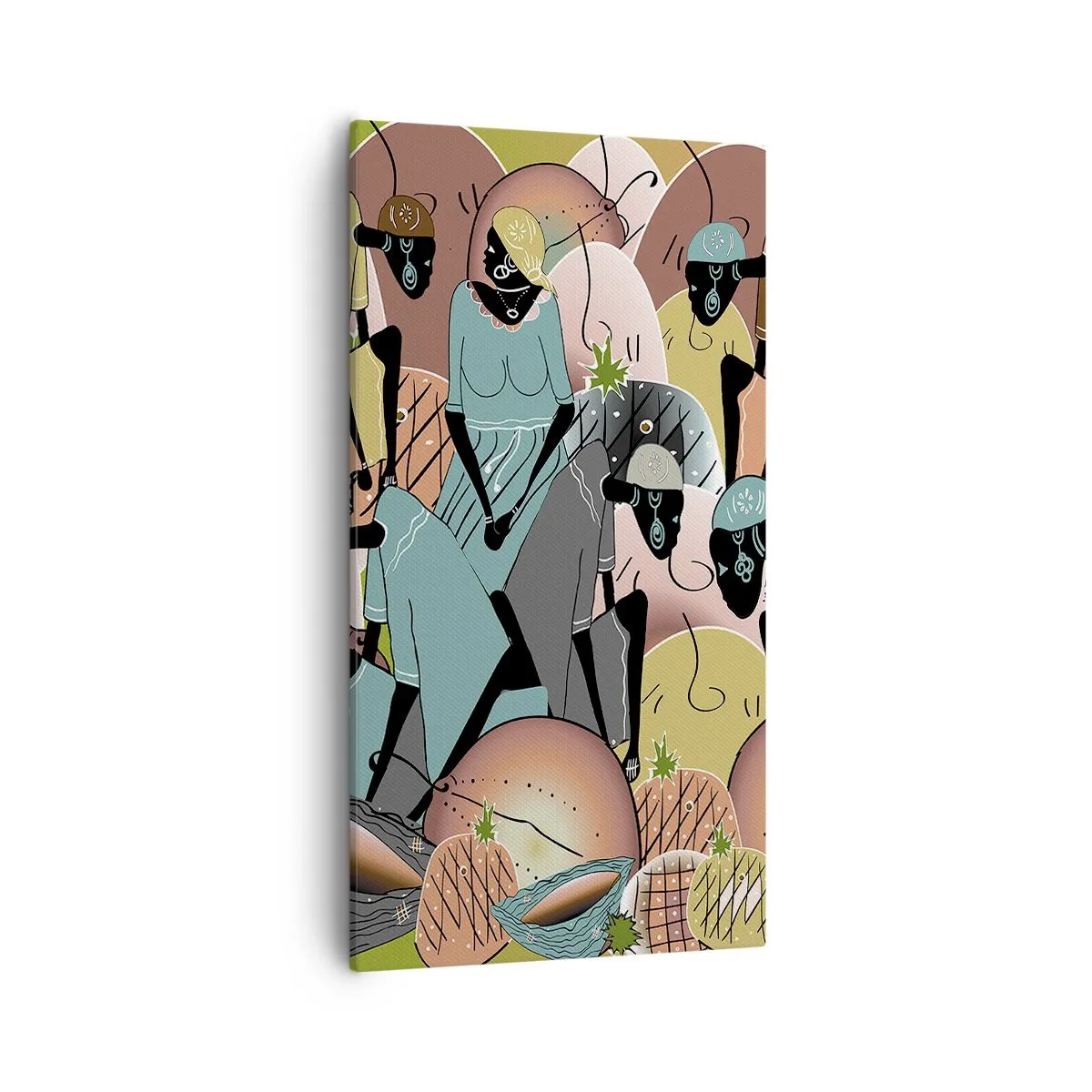 Cuadro sobre lienzo - Impresión de Imagen - Se avecina una gran celebración - 55x100 cm