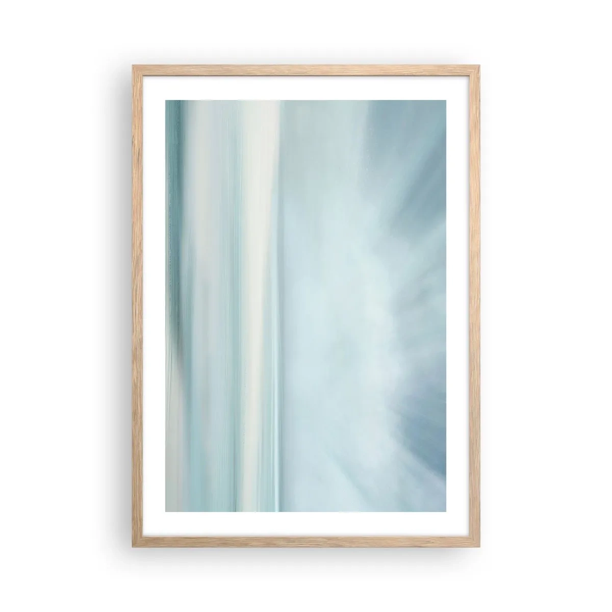 Póster en marco roble claro - Paz hasta el horizonte - 50x70 cm