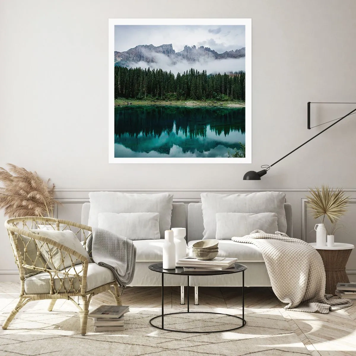 Póster - Calla, calla, no despertemos al agua dormida.... - 60x60 cm