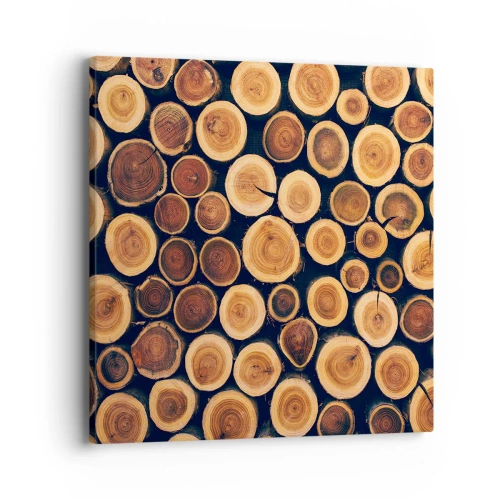 Cuadro sobre lienzo - Impresión de Imagen - ¿Qué edad tengo? - 40x40 cm