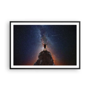 Póster en marco negro - ¡El poder está conmigo! - 91x61 cm