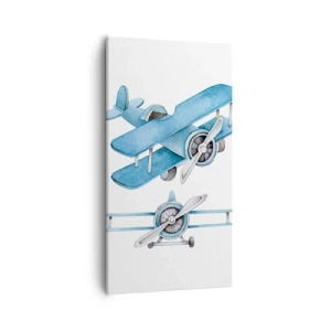 Cuadro sobre lienzo - Impresión de Imagen - Un ganador nato - 55x100 cm