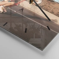 Esfera sin numeración, con rayas