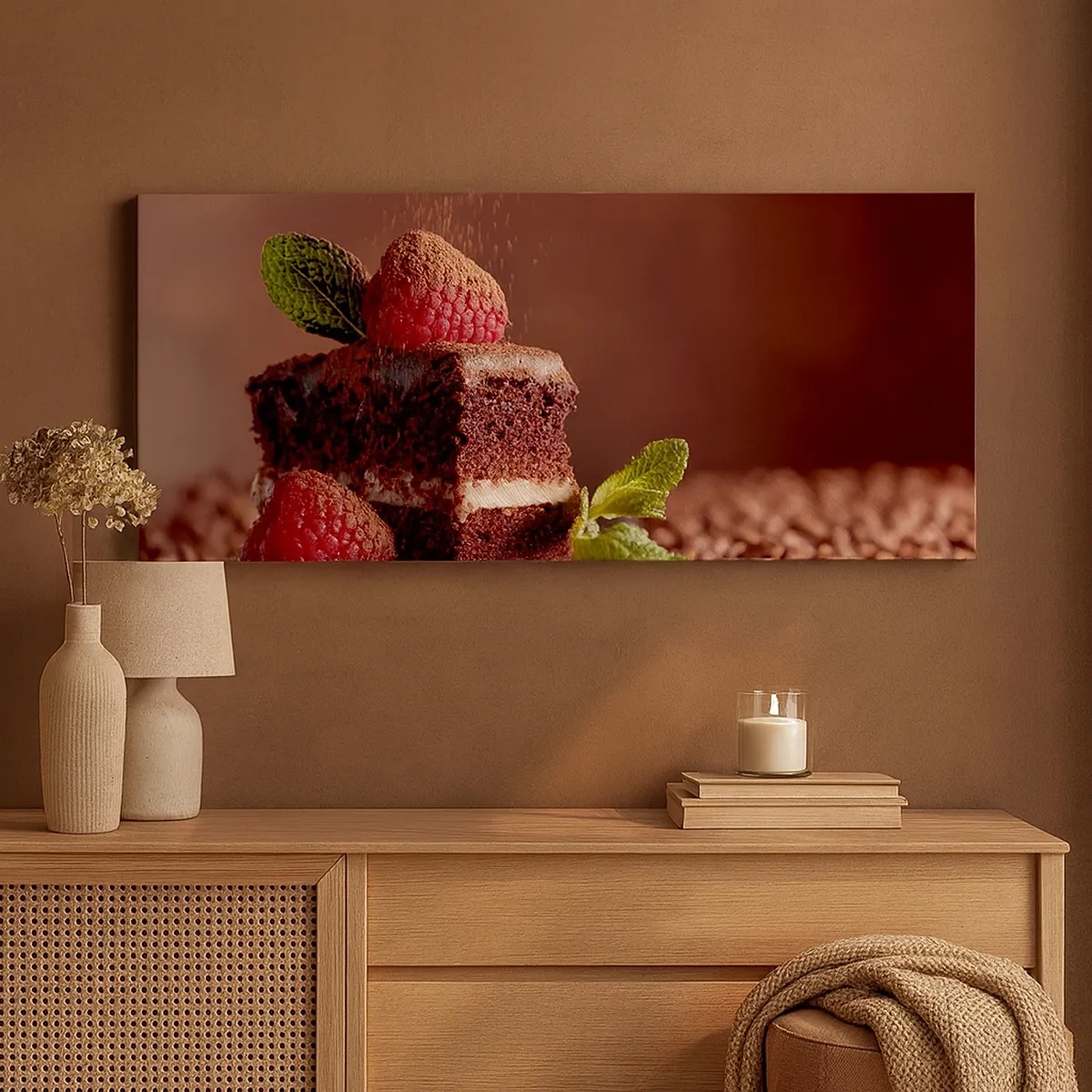 Cuadro sobre lienzo - Impresión de Imagen - La vida es dulce - 30x30 cm