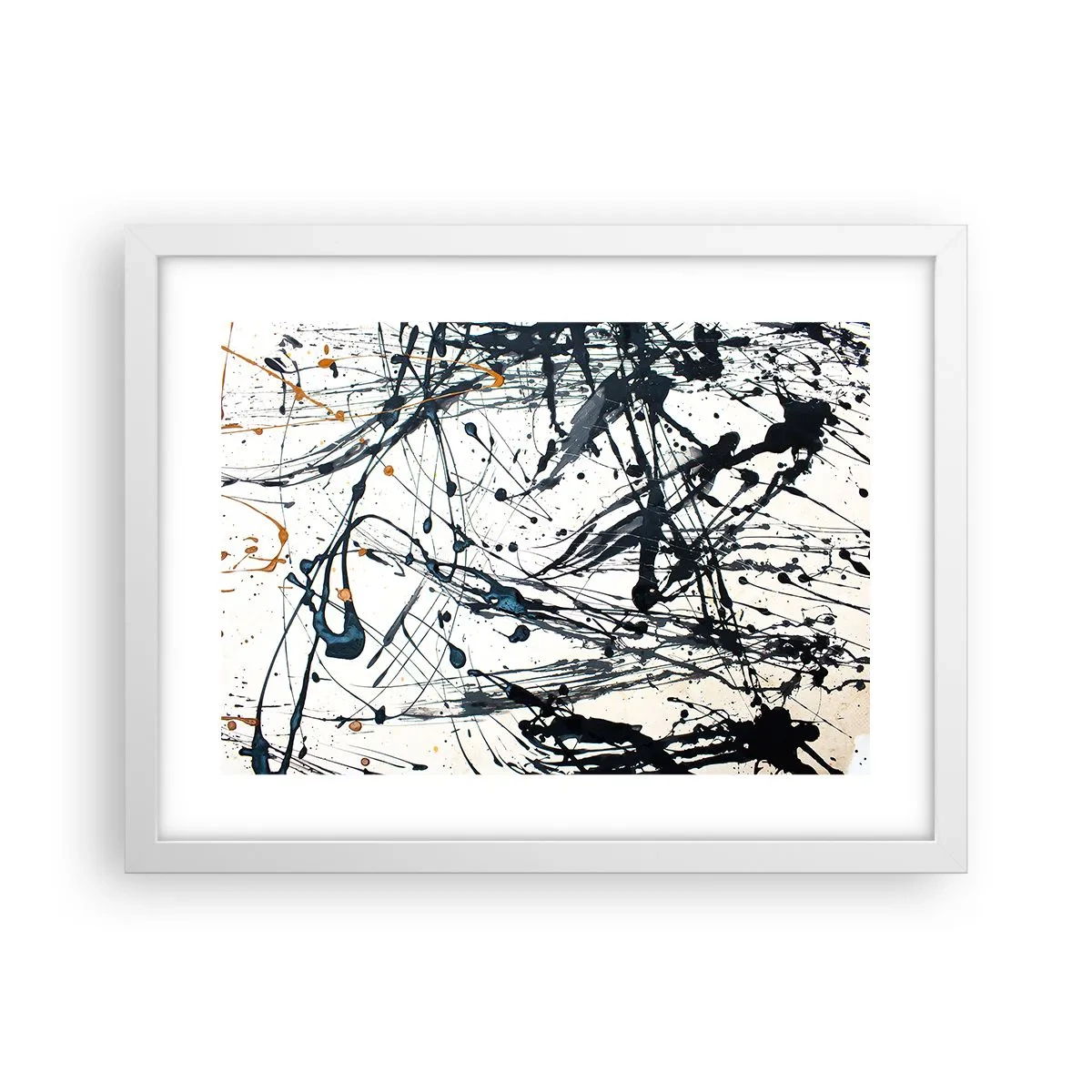 Póster en marco blanco - ¿Con o sin sentido? - 40x30 cm
