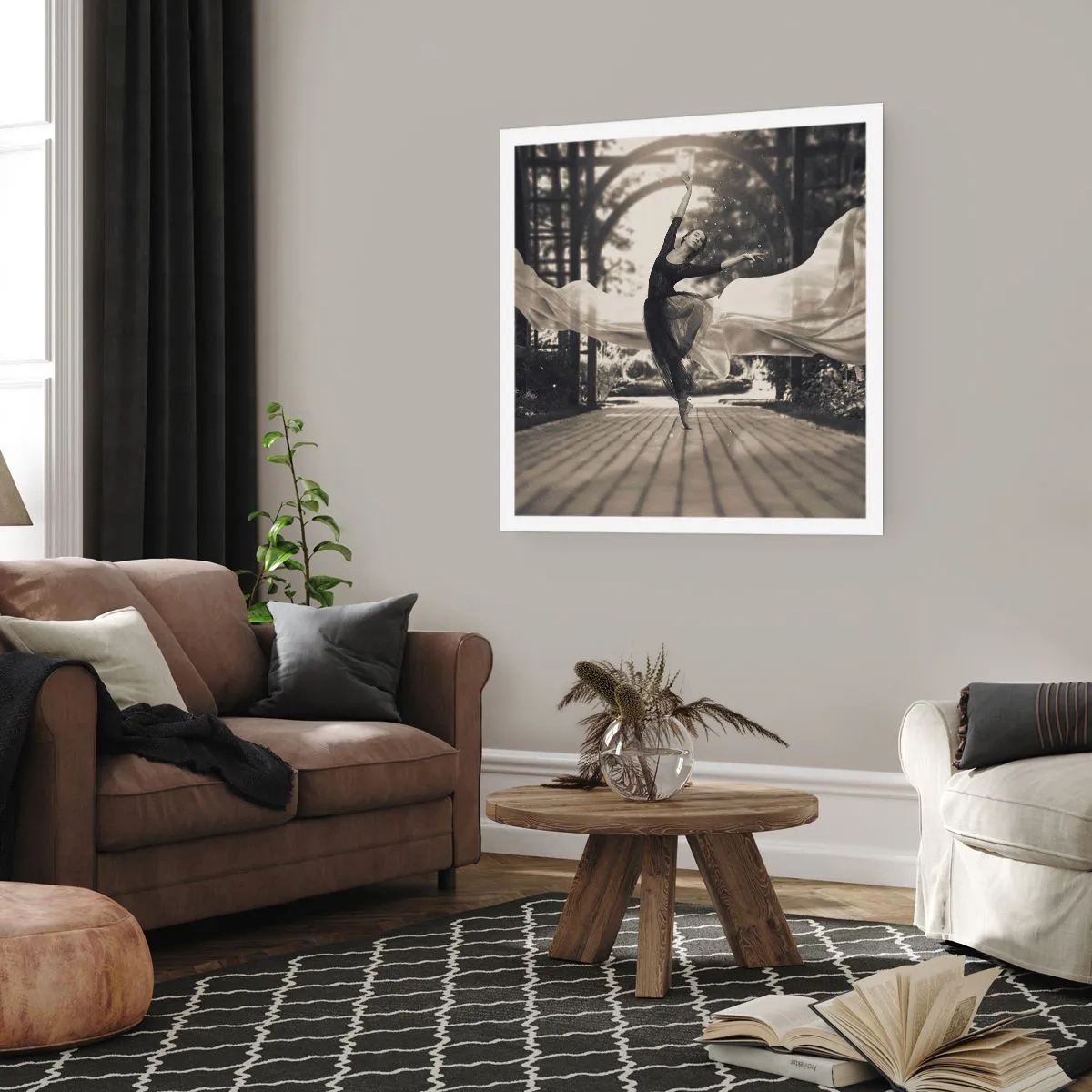 Póster - Danza del espíritu del jardín - 50x50 cm