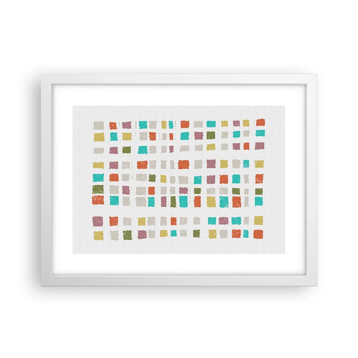 Póster en marco blanco - Juego desconocido - 40x30 cm