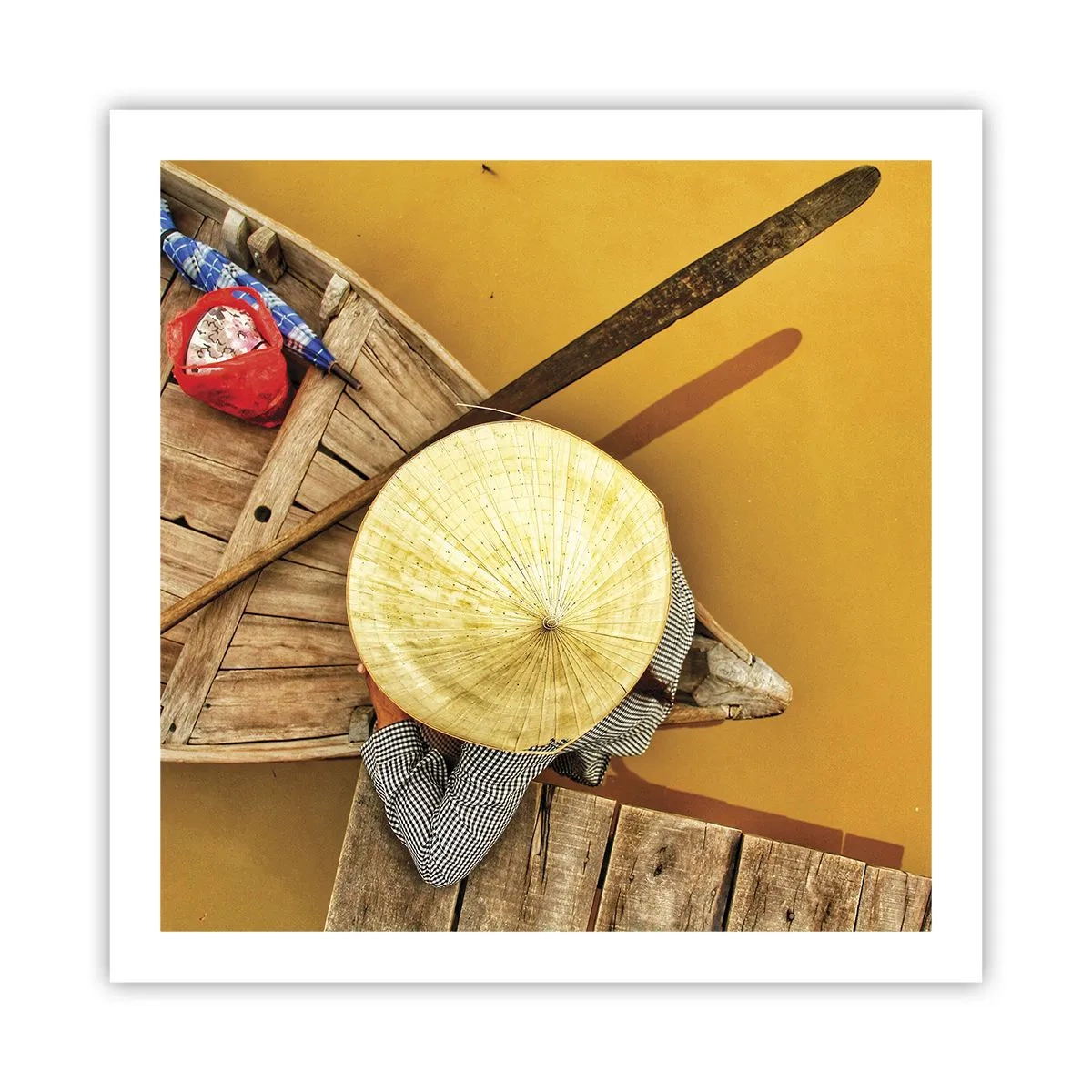 Póster - La vida en el río amarillo - 60x60 cm
