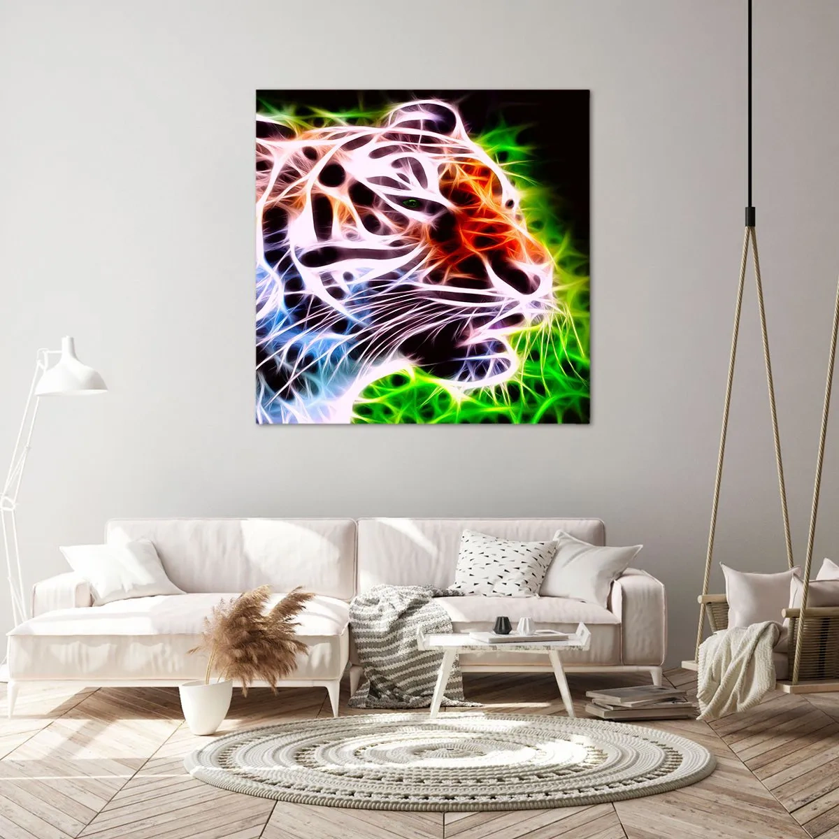 Cuadro sobre lienzo - Impresión de Imagen - Un aura amenazante - 50x50 cm