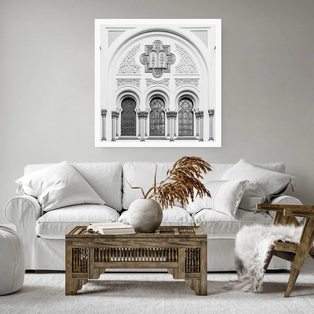 Póster - En la frontera de las culturas - 60x60 cm