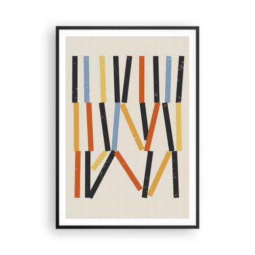 Póster en marco negro - Composición horizontal - 70x100 cm