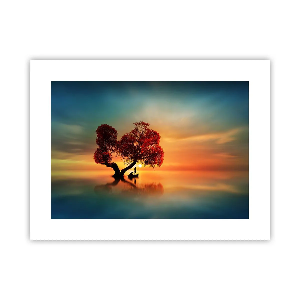 Póster - La lejanía y el silencio del mundo - 40x30 cm