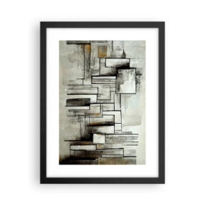 Póster en marco negro - El poder de la sencillez - 30x40 cm